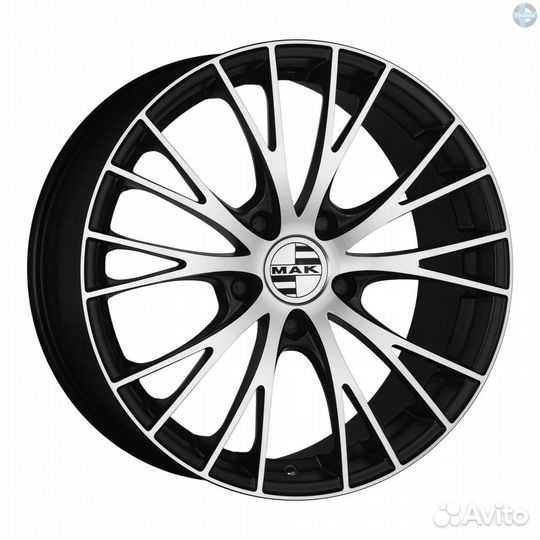 R21 5x130 10,0J ET50 D71,6 MAK Rennen Ice Black