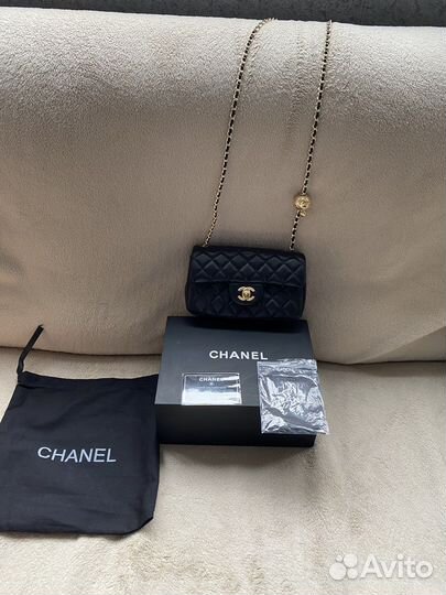 Сумка натуральная кожа chanel