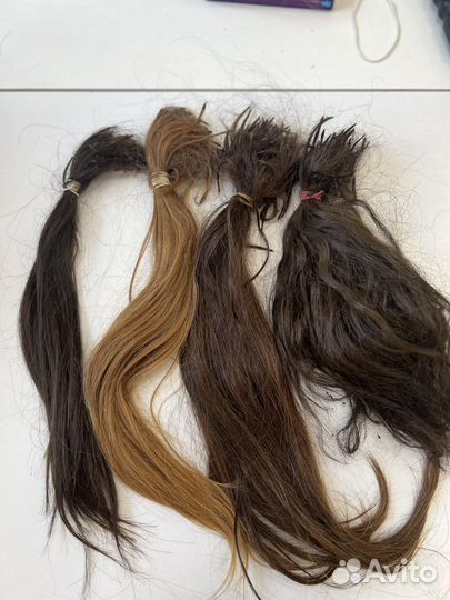 Волосы для наращивания натуральные бу