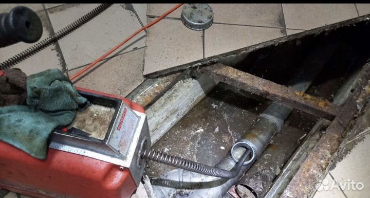 Прочистка засора Прочистка труб канализации