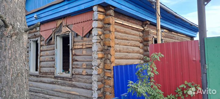 Сруб дома из бревна бу