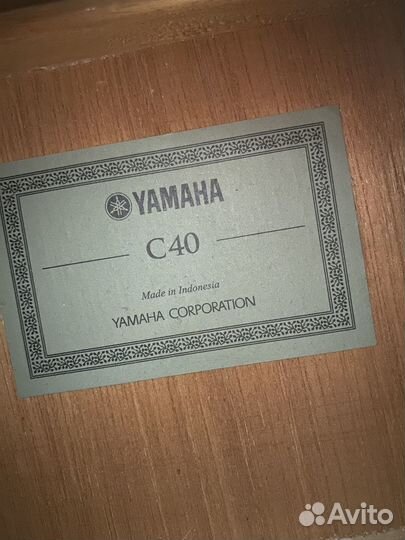 Гитара yamaha c 40