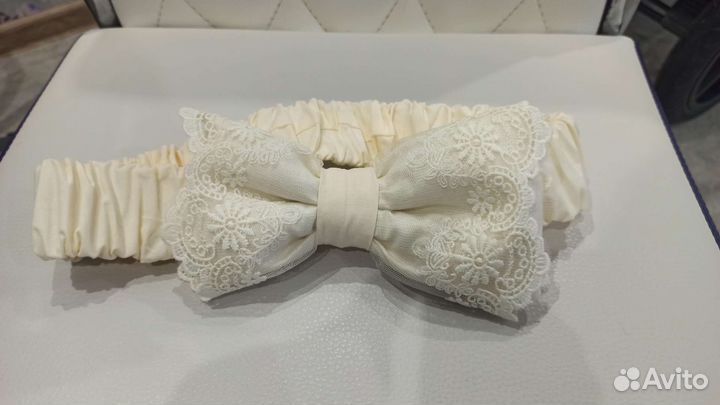 Бант на конверт для новорождённого