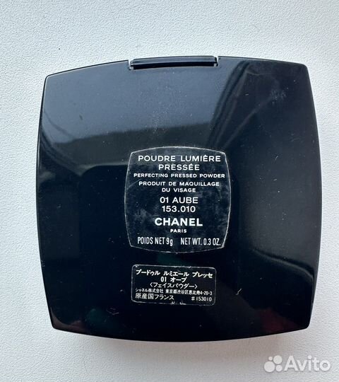 Chanel пудра 01 aube винтаж