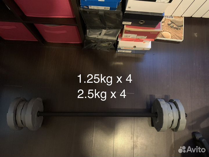 Штанга гриф блины бу