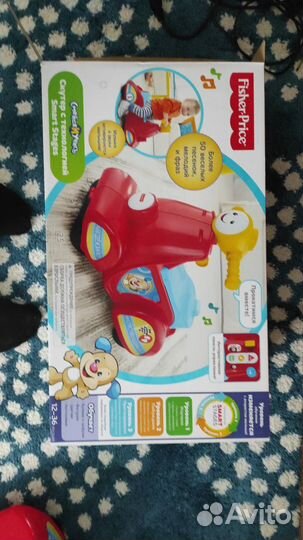 Fisher Price Обучающий скутер smart stages