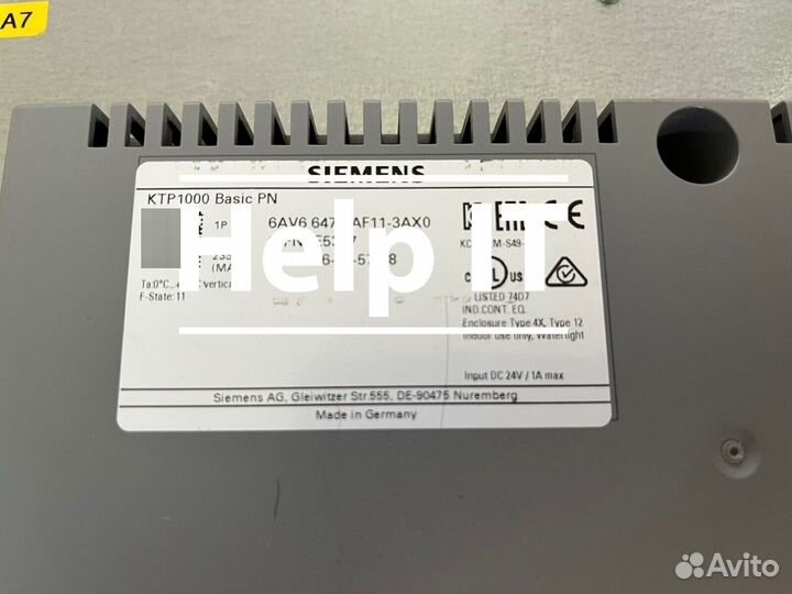 Панель оператора Siemens 6AV6647-0AF11-3AX0