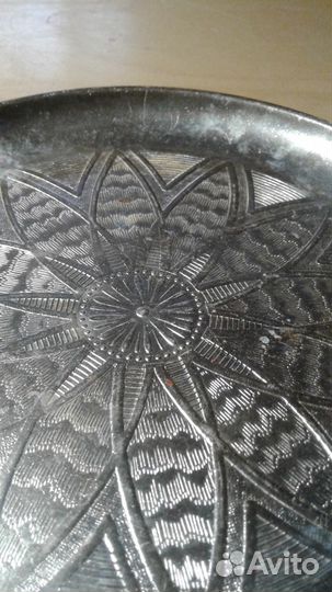 Тарелка алюминиевая