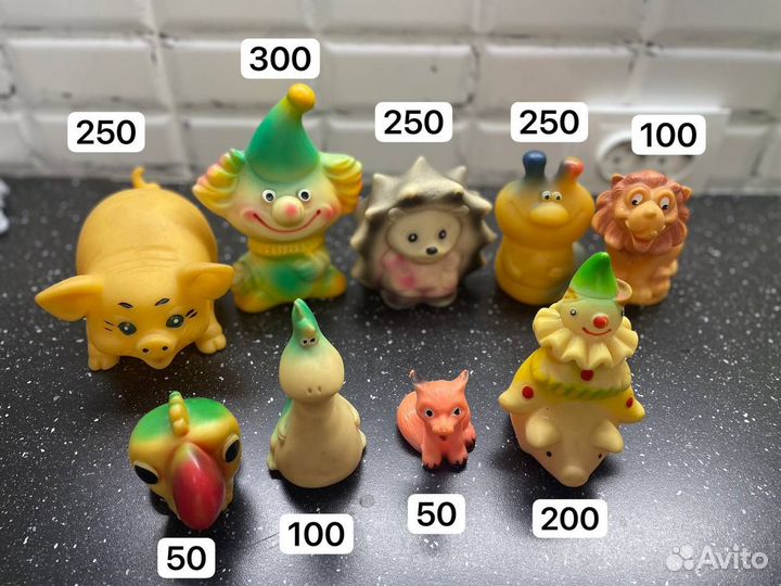 Резиновые игрушки СССР