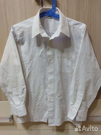 Рубашки для школьника Б/у, рост 128-134-140 см