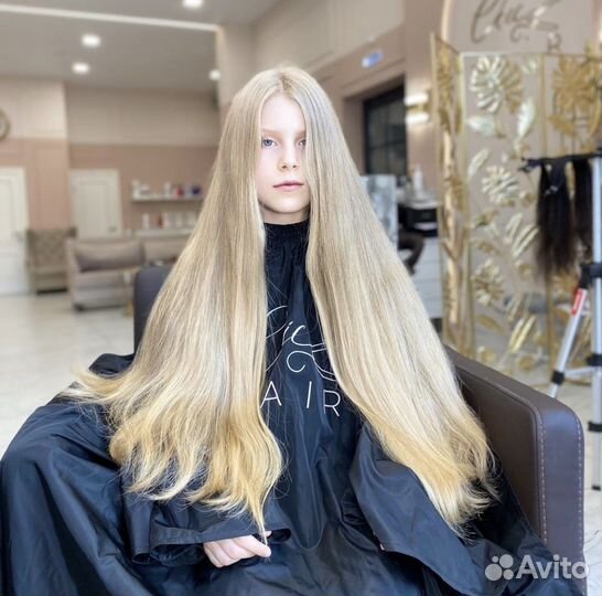 Срежу светлые неокрашенные волосы