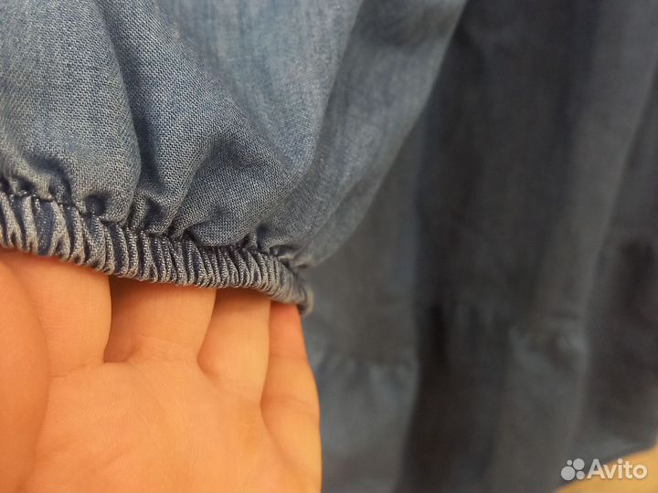 Платье джинсовое деним