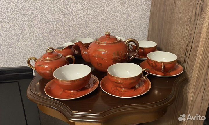 Чайный сервиз Япония костяной фарфор