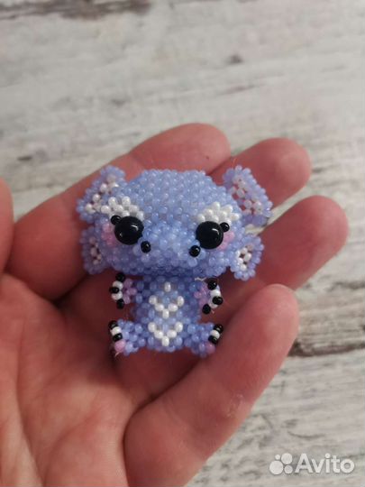 Амигуруми из бисера дракон