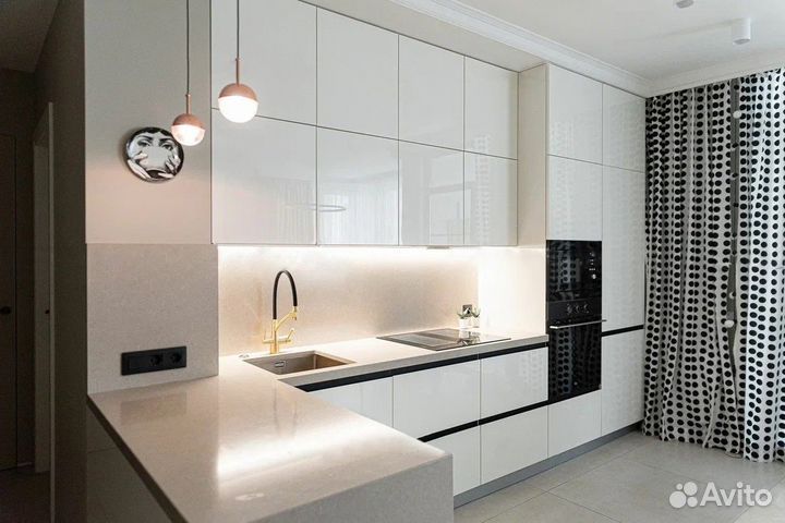 Цена за всю кухню эмаль. Кухня на заказ ars 7086