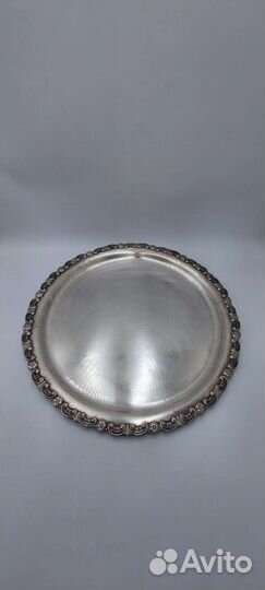 Поднос блюдо мельхиор prima alpacca