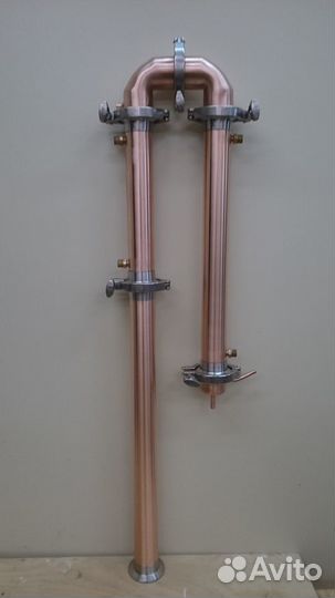 Медный самогонный аппарат или бражная колонна