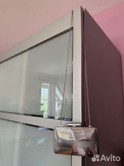 Клатч женский серебряный