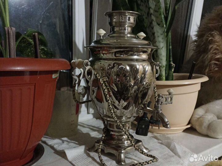 Самовар тульский электрический СССР