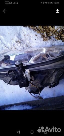 Линза фары тойота рва4 2010 г