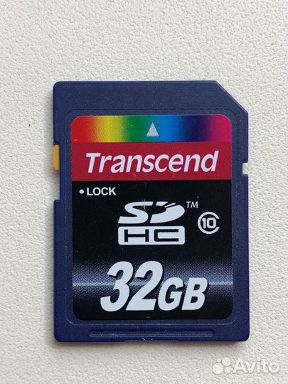Карта памяти Transcend sdhc 32Gb class 10