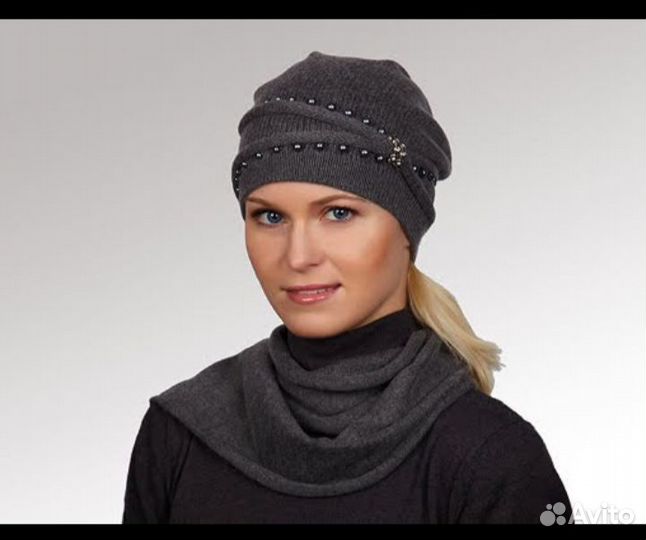 Новые шапки для мамы и дочки