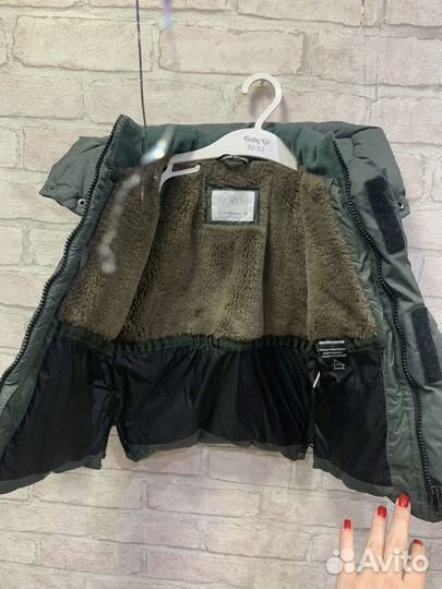 Пуховик для мальчика 86р