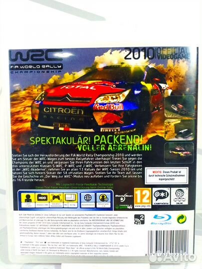 Диск для PS3 WRC FIA World Rally Championship б/у