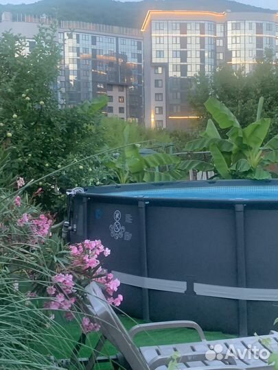 Каркасный бассейн intex бу