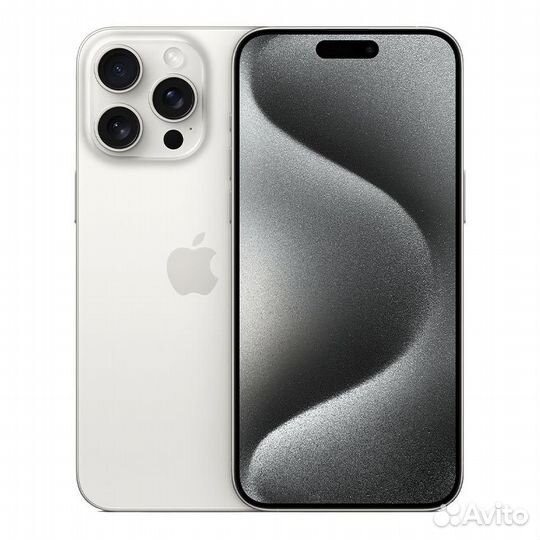 iPhone 15 Pro Max 256 гб Титановый белый sim+esim