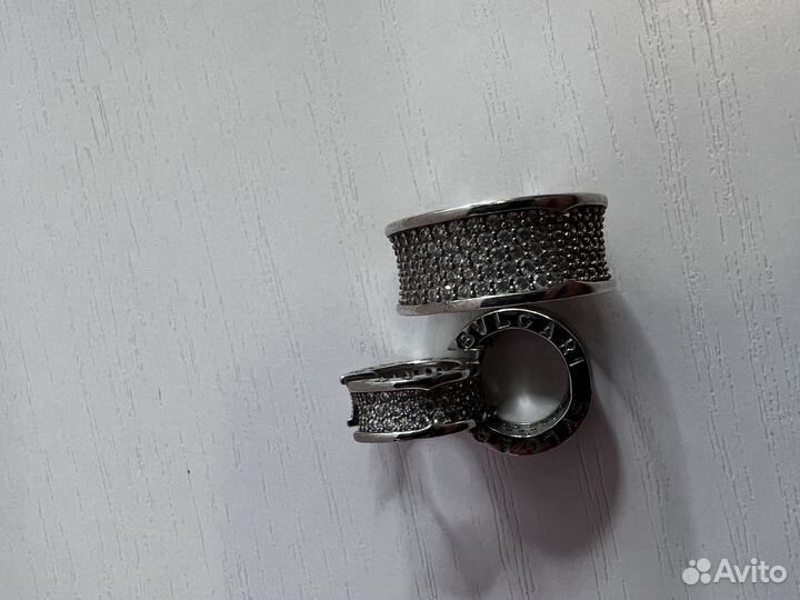 Комплект bulgari серебро