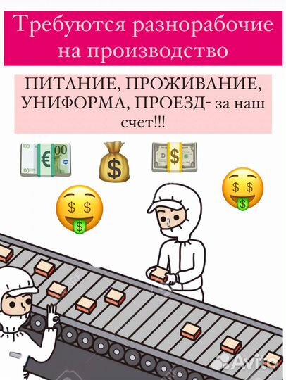 Упаковщик вахтой в Курган мясокомбинат