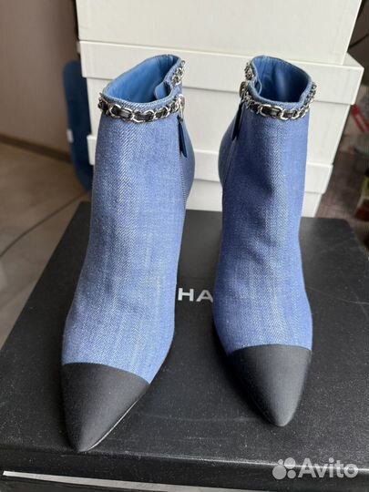 Полусапожки Chanel 38 и 36 Новые