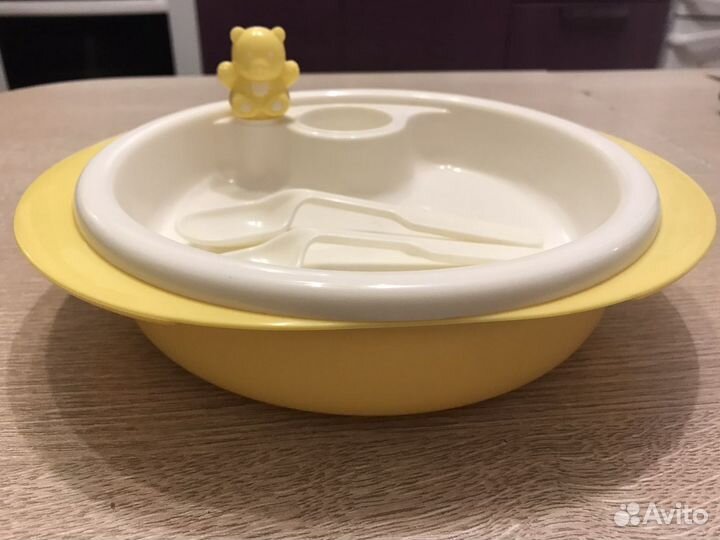 Тарелка на присоске детская