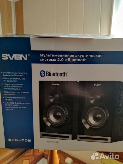 Акустическая система 2.0 sven 705