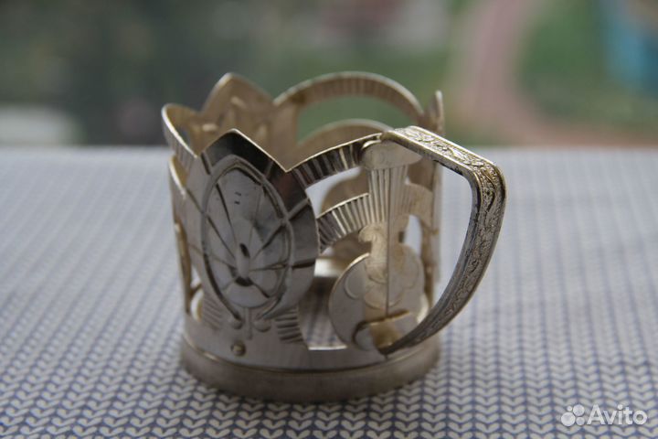 Подстаканник Тюльпан Алюминий СССР