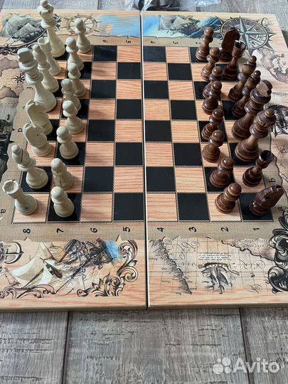 Шахматы деревянные новые