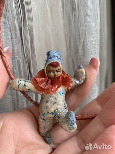 Ватные елочные игрушки СССР