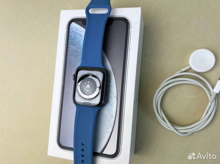 Часы apple watch 4 44 mm акб 88