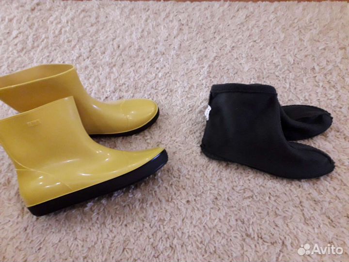 Женские резиновые сапоги
