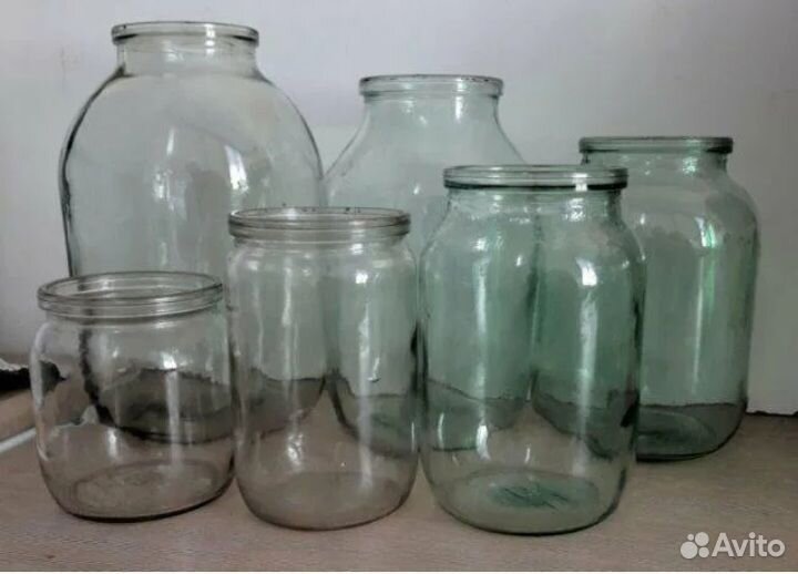 Банки стеклянные разные бесплатно