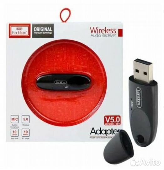 Bluetooth Aux адаптер универсальный Earldom ET-M40