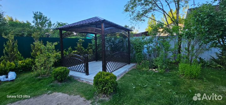 Беседка для дачи металлическая