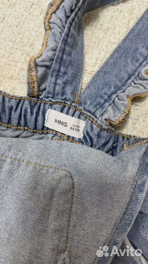 Джинсовый комбинезон для девочки mango