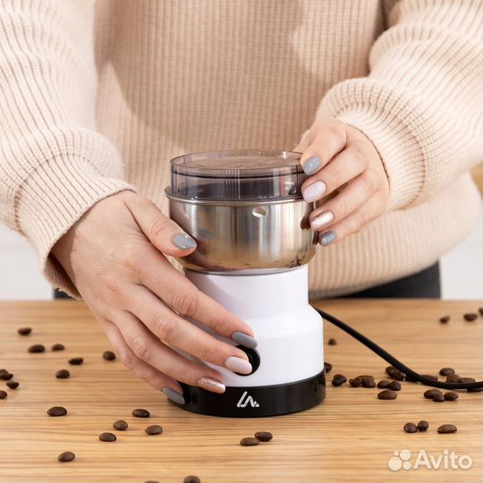 Кофемолка электрическая Luazon LCG-01 120Вт, 85г