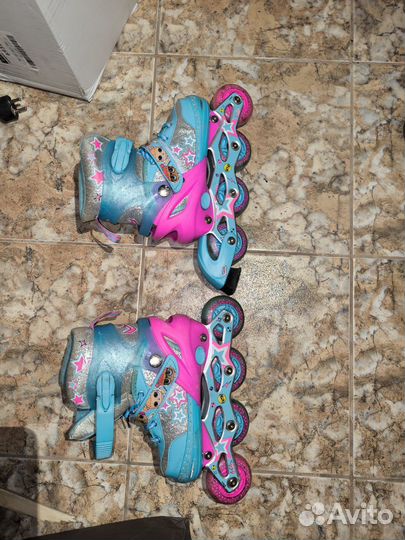 Коньки раздвижные роликовые