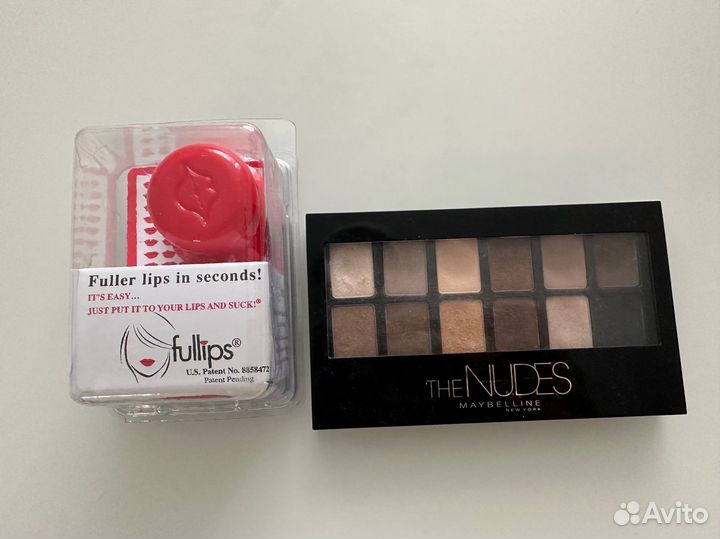 Тени The Nudes Maybelline и увиличитель губ