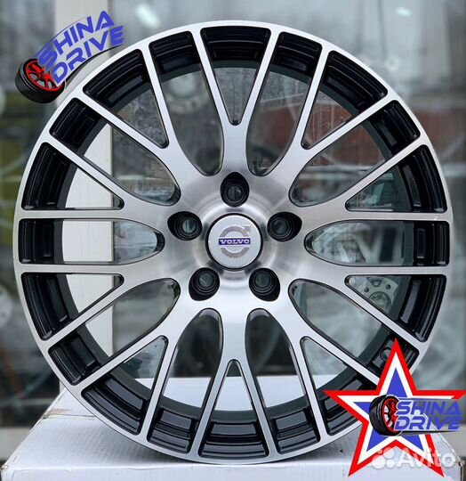 Диски Volvo R18 5x108 Black Groove Gloss