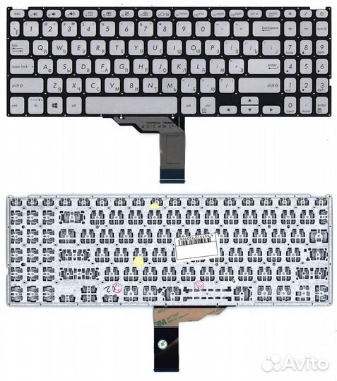 Клавиатура Asus Vivobook F509U серебро