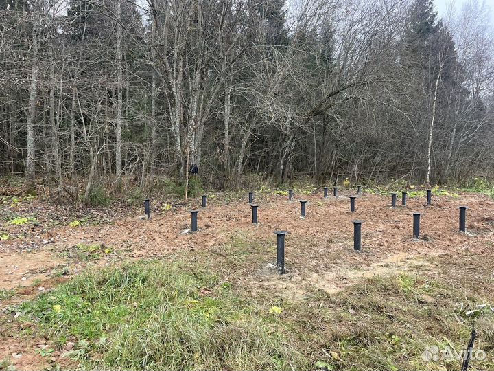 Фундамент на винтовых сваях